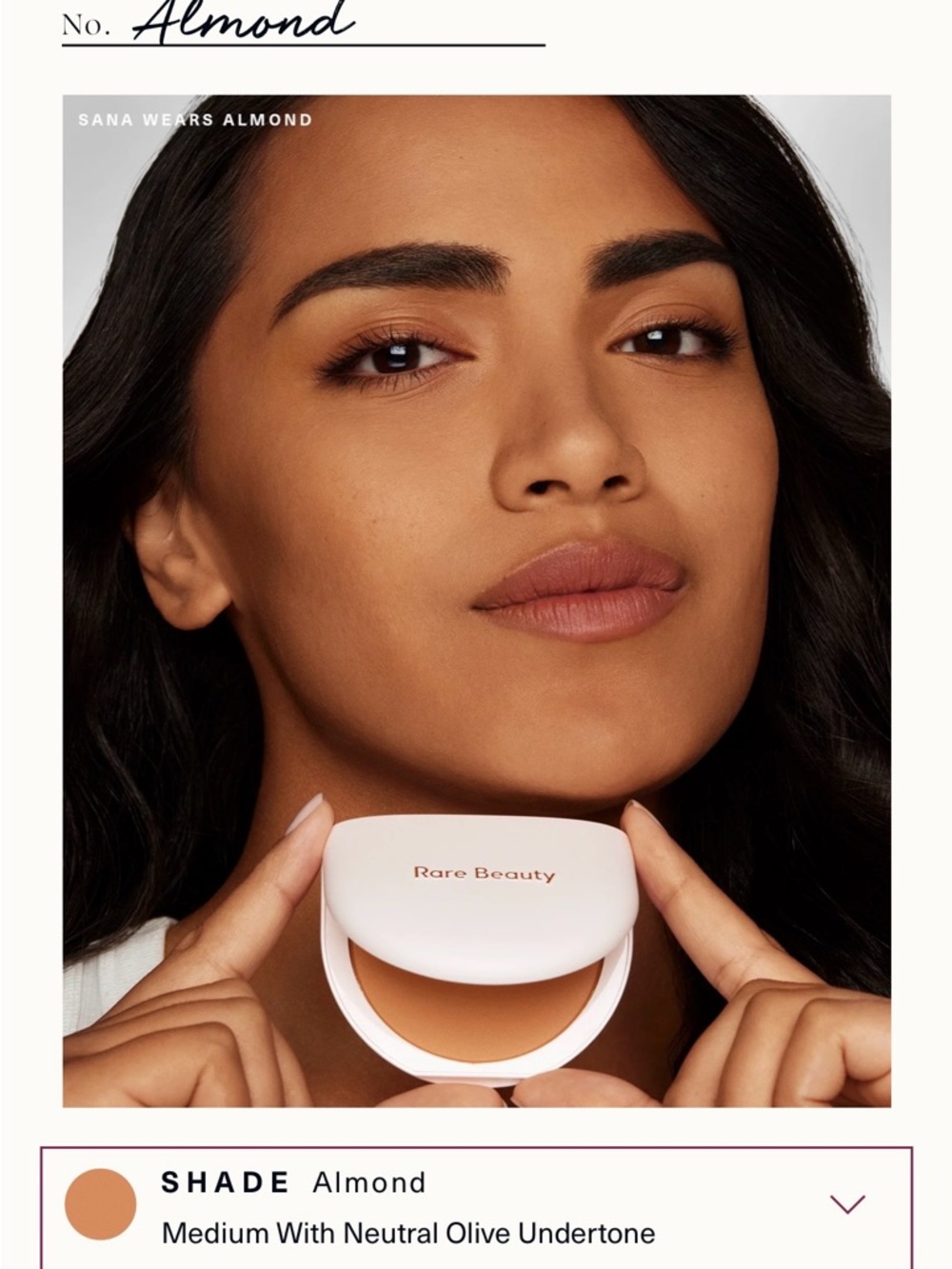 Rare Beauty - True to Myself Tinted Pressed Finishing Powder - Almond Shade - Picture 4 of 6